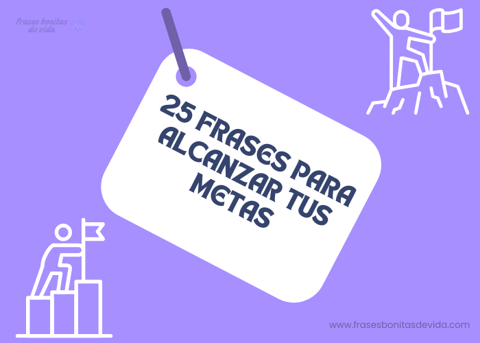 25 frases para alcanzar tus metas 1 25 frases para alcanzar tus metas